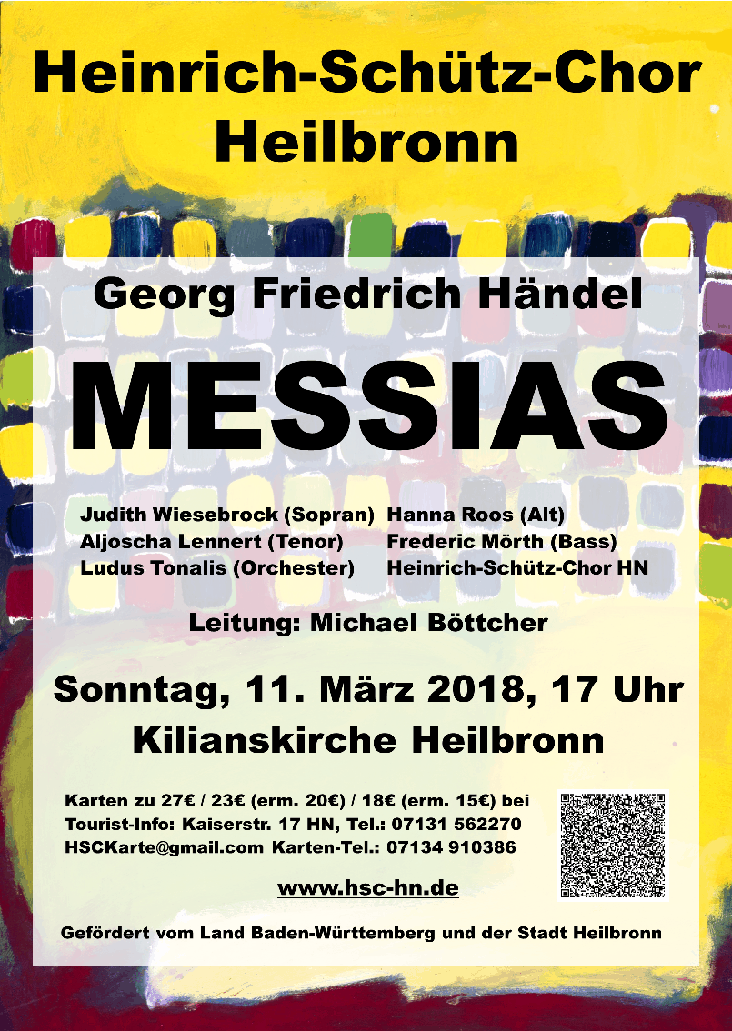 Konzert-Flyer Messias 2018